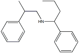 (1-phenylbutyl)(2-phenylpropyl)amine Struktur