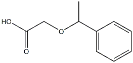 (1-phenylethoxy)acetic acid Struktur