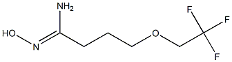 (1Z)-N'-hydroxy-4-(2,2,2-trifluoroethoxy)butanimidamide Struktur