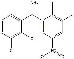 (2,3-dichlorophenyl)(2,3-dimethyl-5-nitrophenyl)methanamine Struktur