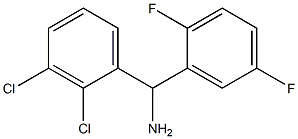 (2,3-dichlorophenyl)(2,5-difluorophenyl)methanamine Struktur