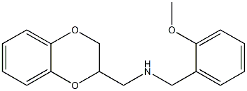 (2,3-dihydro-1,4-benzodioxin-2-ylmethyl)[(2-methoxyphenyl)methyl]amine Struktur