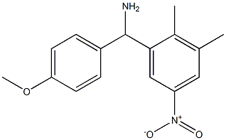 (2,3-dimethyl-5-nitrophenyl)(4-methoxyphenyl)methanamine Struktur