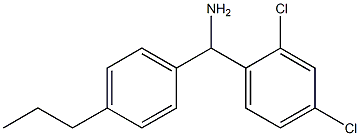 (2,4-dichlorophenyl)(4-propylphenyl)methanamine Struktur