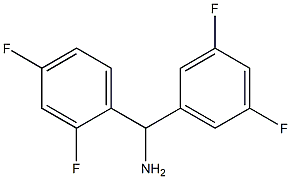 (2,4-difluorophenyl)(3,5-difluorophenyl)methanamine Struktur