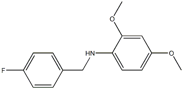 (2,4-dimethoxyphenyl)(4-fluorophenyl)methylamine Struktur