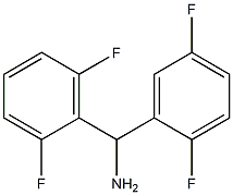 (2,5-difluorophenyl)(2,6-difluorophenyl)methanamine Struktur