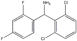 (2,6-dichlorophenyl)(2,4-difluorophenyl)methanamine Struktur