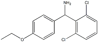 (2,6-dichlorophenyl)(4-ethoxyphenyl)methanamine Struktur