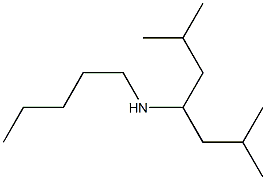 (2,6-dimethylheptan-4-yl)(pentyl)amine Struktur