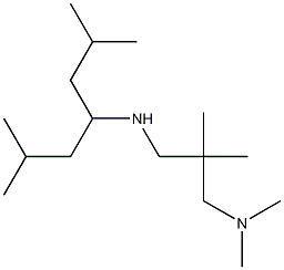 (2-{[(2,6-dimethylheptan-4-yl)amino]methyl}-2-methylpropyl)dimethylamine Struktur