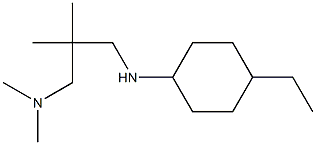 (2-{[(4-ethylcyclohexyl)amino]methyl}-2-methylpropyl)dimethylamine Struktur