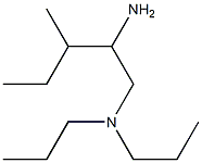 (2-amino-3-methylpentyl)dipropylamine Struktur