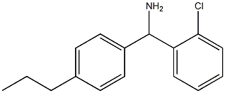 (2-chlorophenyl)(4-propylphenyl)methanamine Struktur