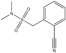 (2-cyanophenyl)-N,N-dimethylmethanesulfonamide Struktur