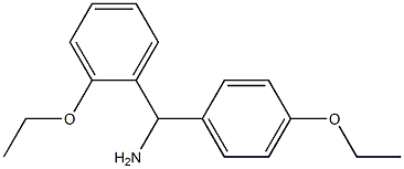 (2-ethoxyphenyl)(4-ethoxyphenyl)methanamine Struktur