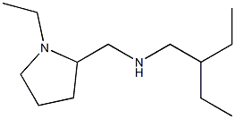 (2-ethylbutyl)[(1-ethylpyrrolidin-2-yl)methyl]amine Struktur