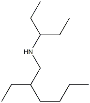 (2-ethylhexyl)(pentan-3-yl)amine Struktur