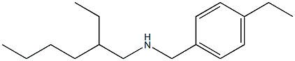 (2-ethylhexyl)[(4-ethylphenyl)methyl]amine Struktur