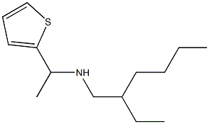 (2-ethylhexyl)[1-(thiophen-2-yl)ethyl]amine Struktur