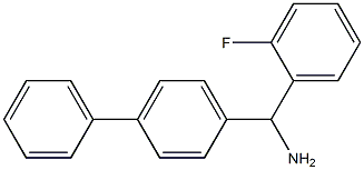 (2-fluorophenyl)(4-phenylphenyl)methanamine Struktur