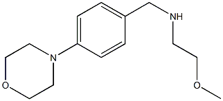 (2-methoxyethyl)({[4-(morpholin-4-yl)phenyl]methyl})amine Struktur