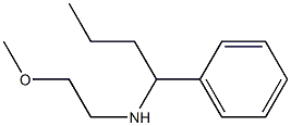 (2-methoxyethyl)(1-phenylbutyl)amine Struktur