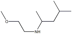 (2-methoxyethyl)(4-methylpentan-2-yl)amine Struktur