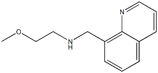 (2-methoxyethyl)(quinolin-8-ylmethyl)amine Struktur