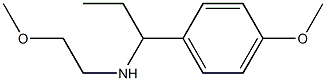 (2-methoxyethyl)[1-(4-methoxyphenyl)propyl]amine Struktur