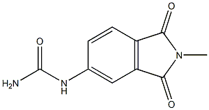 (2-methyl-1,3-dioxo-2,3-dihydro-1H-isoindol-5-yl)urea Struktur