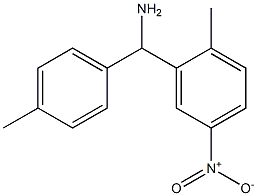 (2-methyl-5-nitrophenyl)(4-methylphenyl)methanamine Struktur