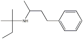 (2-methylbutan-2-yl)(4-phenylbutan-2-yl)amine Struktur