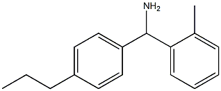 (2-methylphenyl)(4-propylphenyl)methanamine Struktur