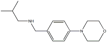 (2-methylpropyl)({[4-(morpholin-4-yl)phenyl]methyl})amine Struktur