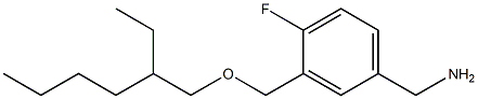 (3-{[(2-ethylhexyl)oxy]methyl}-4-fluorophenyl)methanamine Struktur