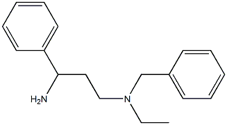 (3-amino-3-phenylpropyl)(benzyl)ethylamine Struktur