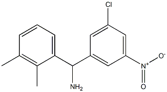 (3-chloro-5-nitrophenyl)(2,3-dimethylphenyl)methanamine Struktur