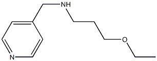 (3-ethoxypropyl)(pyridin-4-ylmethyl)amine Struktur