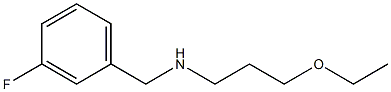 (3-ethoxypropyl)[(3-fluorophenyl)methyl]amine Struktur