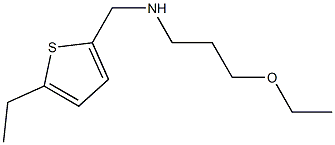 (3-ethoxypropyl)[(5-ethylthiophen-2-yl)methyl]amine Struktur