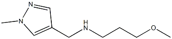 (3-methoxypropyl)[(1-methyl-1H-pyrazol-4-yl)methyl]amine Struktur