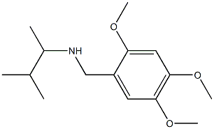 (3-methylbutan-2-yl)[(2,4,5-trimethoxyphenyl)methyl]amine Struktur