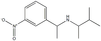 (3-methylbutan-2-yl)[1-(3-nitrophenyl)ethyl]amine Struktur