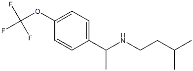 (3-methylbutyl)({1-[4-(trifluoromethoxy)phenyl]ethyl})amine Struktur