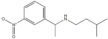 (3-methylbutyl)[1-(3-nitrophenyl)ethyl]amine Struktur