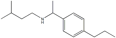 (3-methylbutyl)[1-(4-propylphenyl)ethyl]amine Struktur