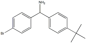 (4-bromophenyl)(4-tert-butylphenyl)methanamine Struktur