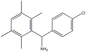 (4-chlorophenyl)(2,3,5,6-tetramethylphenyl)methanamine Struktur