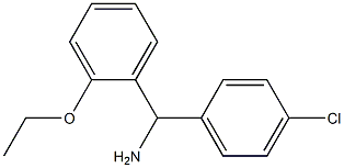 (4-chlorophenyl)(2-ethoxyphenyl)methanamine Struktur